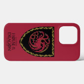 Coques Case-Mate iPhone MAISON DU DRAGON | Maison Targaryen Crest (Verso (horizontal))
