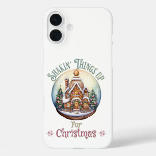 Coques iPhone 16 Plus Maison en pain d'épice dans le monde des neiges No