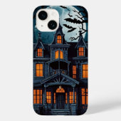Coques Case-Mate iPhone Maison hantée avec chauves-souris (Verso)