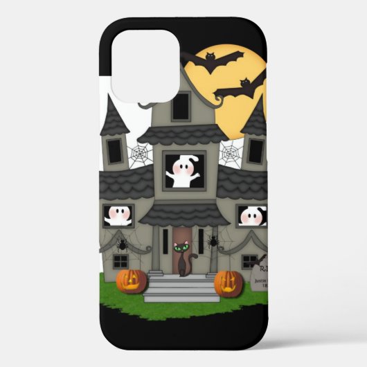 Coques Case-Mate iPhone Maison hantée d'Halloween (Verso)