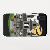 Coques Case-Mate iPhone Maison hantée d'Halloween (Dos (Horizontal))
