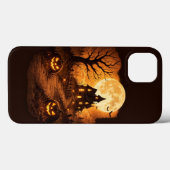 Coques Case-Mate iPhone Maison hantée épouvantable Halloween (Verso (horizontal))