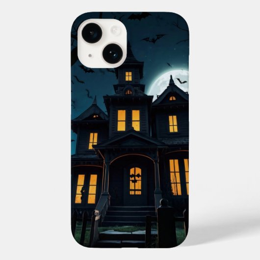 Coques Case-Mate iPhone Maison hantée et chauves-souris (Verso)