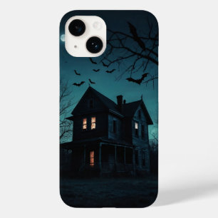 Coque Pour iPhone 14 Maison hantée Lune Tee