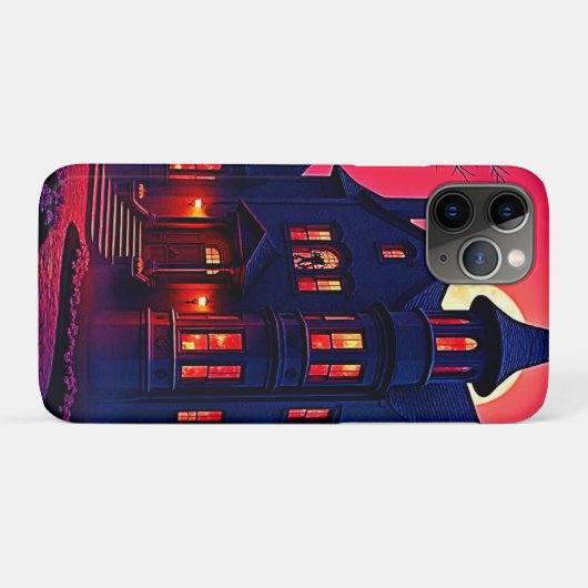 Coques Case-Mate iPhone Maison Haunted éffrayant à Dusk Design (Dos (Horizontal))