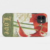 Coques Case-Mate iPhone Maison pour l'amour d'amaryllis de Noël (Dos (Horizontal))
