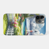 Coques Case-Mate iPhone Maisonnette avec vue sur le phare (Dos (Horizontal))