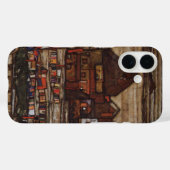 Coques Case-Mate iPhone Maisons avec blanchisserie par Egon Schiele (Verso (horizontal))