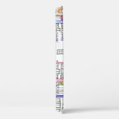 Coques Case-Mate iPhone Maisons d'Amsterdam : Aquarelle Motif sans couture (Verso / Droite)
