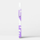 Coques Case-Mate iPhone Maisson violet sur blanc (Verso / Gauche)