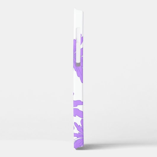 Coques Case-Mate iPhone Maisson violet sur blanc (Verso / Gauche)