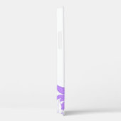 Coques Case-Mate iPhone Maisson violet sur blanc (Verso / Droite)