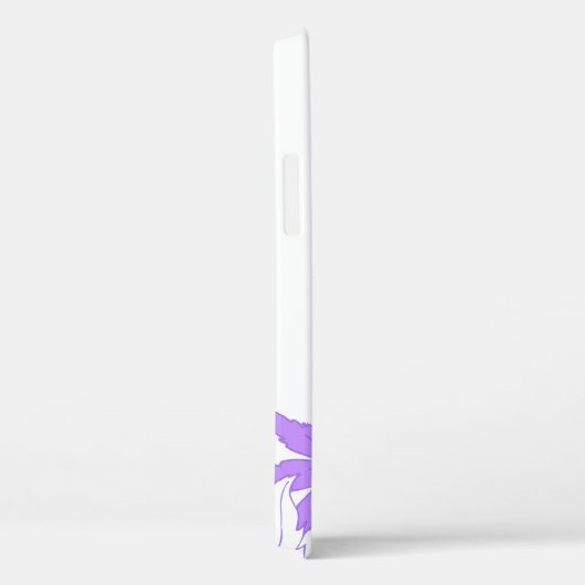 Coques Case-Mate iPhone Maisson violet sur blanc (Verso / Droite)