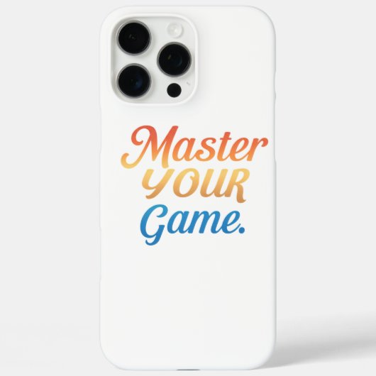 Coques Case-Mate iPhone Maîtrisez votre jeu (Verso)