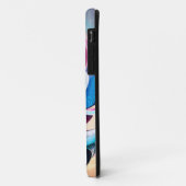 Coques Case-Mate iPhone Majesté de minuit : La beauté noire des Roses noir (Dos/Gauche)