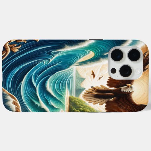 Coques Case-Mate iPhone Majesté du ciel (Verso (horizontal))