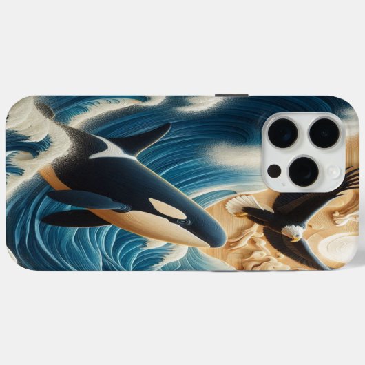 Coques Case-Mate iPhone Majesté du profonds (Verso (horizontal))