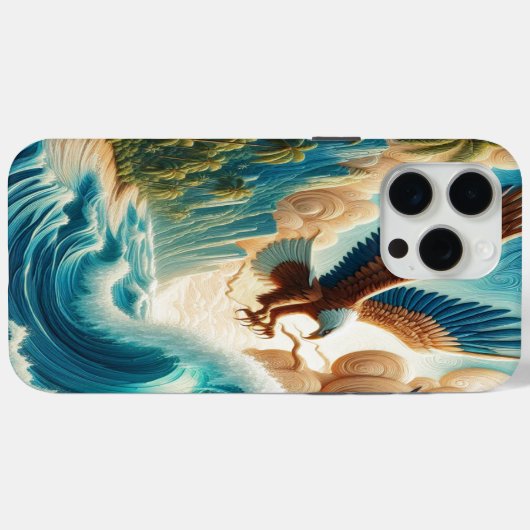 Coques Case-Mate iPhone Majesté en vol (Verso (horizontal))