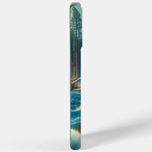 Coques Case-Mate iPhone Majestic Bison Wading (Verso / Droite)