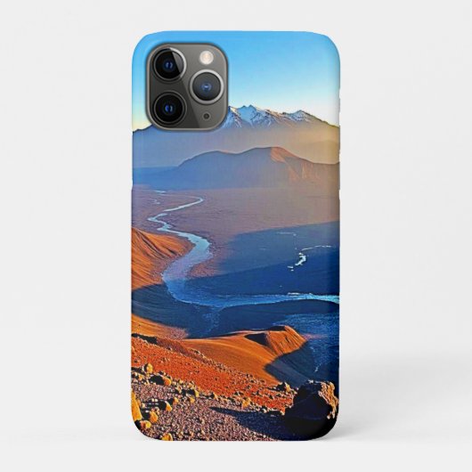 Coques Case-Mate iPhone Majestic Mountain Valley Flow Design (Dos)