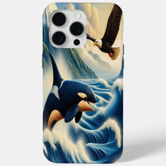 Coques Case-Mate iPhone Majestic Orca Leaping (Verso)
