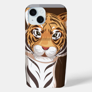 Coque Pour iPhone 15 Majestic Tiger iPhone / iPad case