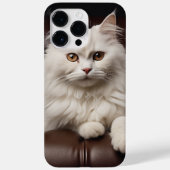 Coques Case-Mate iPhone Majestic white cat (Verso)