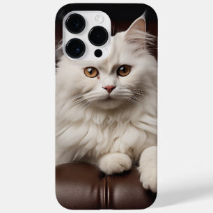 Coque Pour Pour iPhone 14 Pro Max Majestic white cat
