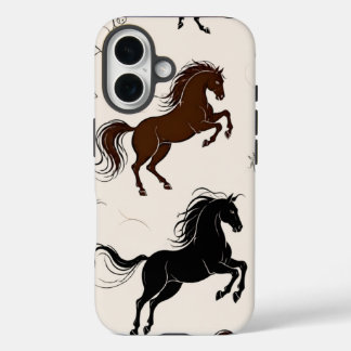 Coques iPhone 16 Majestic Wild Horse Phone Case - Vintage