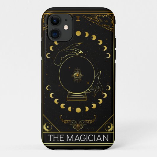 Coques Case-Mate iPhone Majeure Arcana La Magicienne Carte Tarot (Dos)