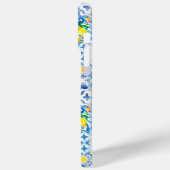 Coques Case-Mate iPhone Majolica, citron, carreaux siciliens, (Verso / Gauche)