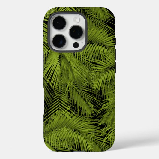 Coques Case-Mate iPhone Makana Palms Hawaiian Green (Verso)