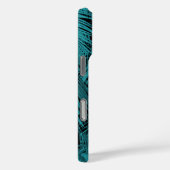 Coques Case-Mate iPhone Makana Palms Hawaiian Turquoise Tropical Feuilles  (Verso / Droite)