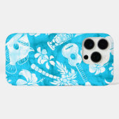 Coques Case-Mate iPhone Makapuu Beach Batik hawaïen Turquoise (Verso (horizontal))