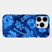 Coques Case-Mate iPhone Makapuu Beach Hawaiian Batik Blue (Verso (horizontal))