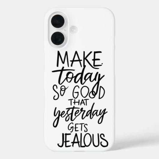 Coques Case-Mate iPhone Make Today Count : Live with No Regrets (Verso)