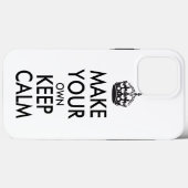 Coques Case-Mate iPhone Make your own keep calm (Verso (horizontal))