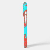 Coques Case-Mate iPhone Makena Beach Hawaiian Sketchy Palms Turquoise (Verso / Gauche)