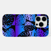Coques Case-Mate iPhone Makua Monstera Hawaiian Stried Blend Purple (Verso (horizontal))
