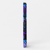 Coques Case-Mate iPhone Makua Monstera Hawaiian Stried Blend Purple (Dos/Gauche)