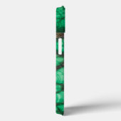Coques Case-Mate iPhone Malachite à motif vert (Verso / Droite)