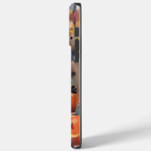 Coques Case-Mate iPhone Malamute d'Alaska Halloween avec citrouilles effra (Verso / Gauche)