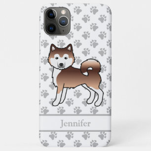 Case-Mate iPhone Case Malamute d'Alaska rouge Chien de dessin animé mign