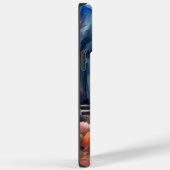 Coques Case-Mate iPhone Malamute d'Halloween en Alaska avec la peur Citrou (Verso / Droite)