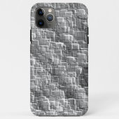 Coques Case-Mate iPhone Mâle de superposition extrême de carrés grises (Dos)