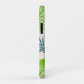 Coques Case-Mate iPhone Maleah Monstera Tropical Hawaiian Aquarelle Vert (Dos/Droite)