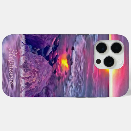 Coques Case-Mate iPhone Malecon Sunset 0911 (Verso (horizontal))