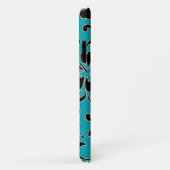 Coques Case-Mate iPhone Malia Hibiscus Hawaiian Floral Turquoise (Dos/Droite)