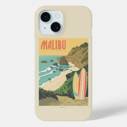 Coques Case-Mate iPhone Malibu, Californie (Verso)
