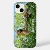 Coques Case-Mate iPhone Mallard et canettes-Natation par Shirley Taylor (Verso)